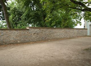 Mauerwerk, Schloss Belvedere, Bruchsal